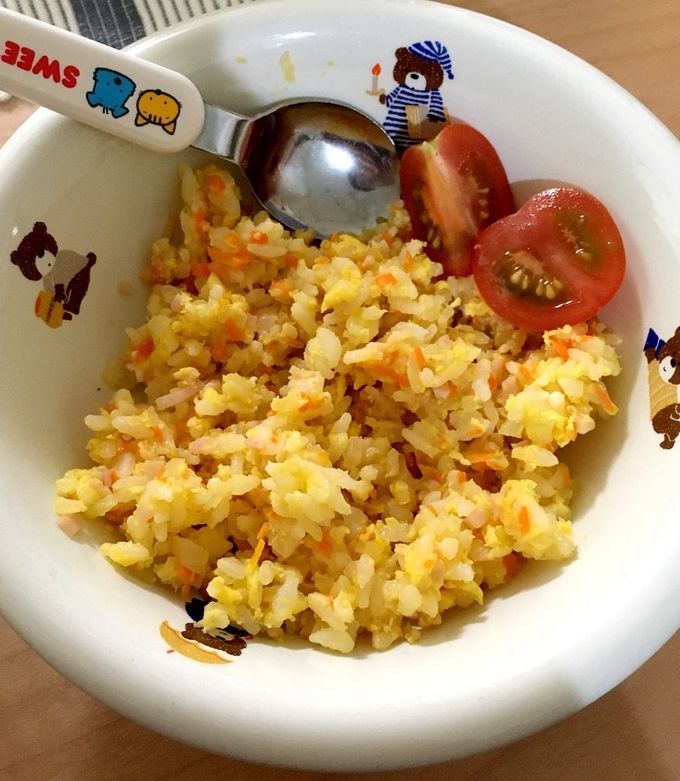 幼児食 卵チャーハン-レシピのメイン写真