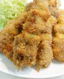 ふわふわ☺マグロ血合いの串かつ