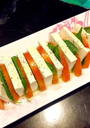 コスパ良し！インスタ映え豆腐のカプレーゼ-レシピのメイン写真