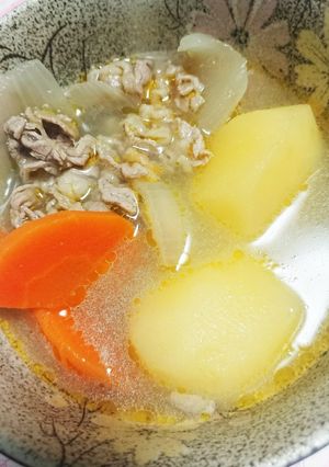 *塩バターにんにくの肉じゃが*-レシピのメイン写真