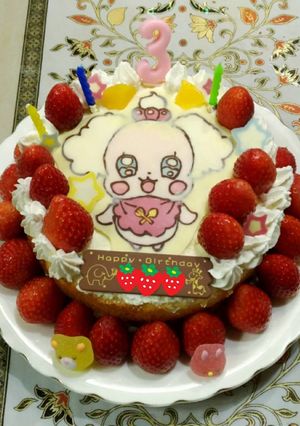 プリキュア　ぺコリン　ケーキ-レシピのメイン写真
