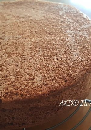 綺麗になれちゃう『ココアスポンジケーキ』-レシピのメイン写真