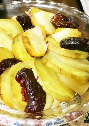 サツマイモとりんごの重ね煮-レシピのメイン写真