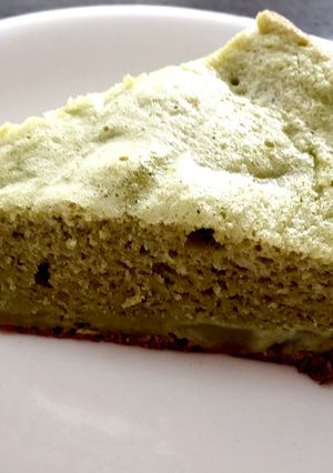 炊飯器でリンゴと青汁のケーキ-レシピのメイン写真