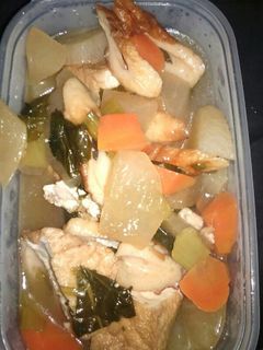 大根人参ちくわ小松菜厚揚げの煮物♪-レシピのメイン写真