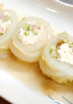綺麗な豆腐の白菜巻き-レシピのメイン写真