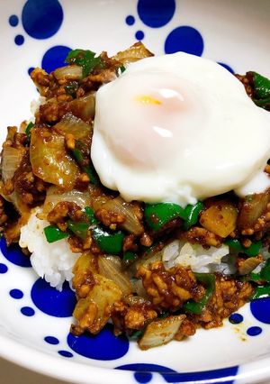 肉野菜カレー炒め！お手軽キーマカレー風-レシピのメイン写真