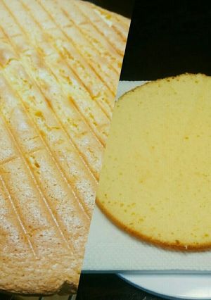 クリスマス、誕生日に。簡単スポンジケーキ-レシピのメイン写真