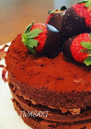 綺麗になれちゃう『クリスマスケーキ』-レシピのメイン写真