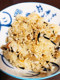 7P惣菜アレンジ ひじきの炊き込みご飯-レシピのメイン写真