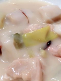 長ネギと里芋のクリームシチュー-レシピのメイン写真