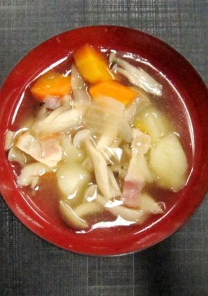 野菜たっぷり簡単スープ★コンソメ味-レシピのメイン写真