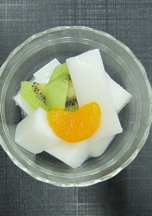 杏仁豆腐★フルーツを乗せて-レシピのメイン写真