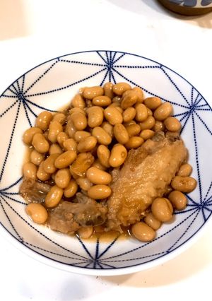 大豆と手羽先の煮物-レシピのメイン写真