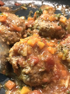 同時進行!煮込みハンバーグ 離乳食後期-レシピのメイン写真