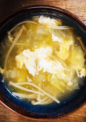 風邪の時に。葛粉と生姜で作る暖かスープ-レシピのメイン写真