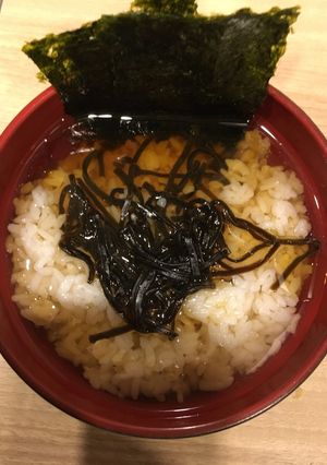 オイリーな塩昆布茶漬け-レシピのメイン写真