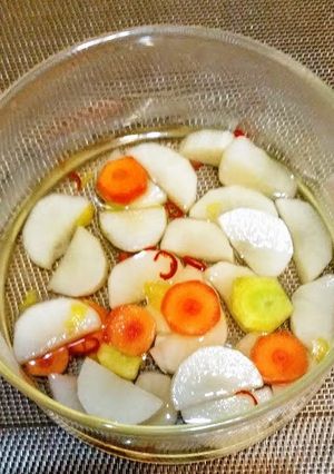 ヤーコンの漬物-レシピのメイン写真