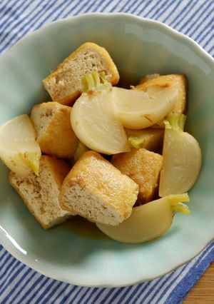 かぶと栃尾揚げの炊いたん◆和ごはん-レシピのメイン写真