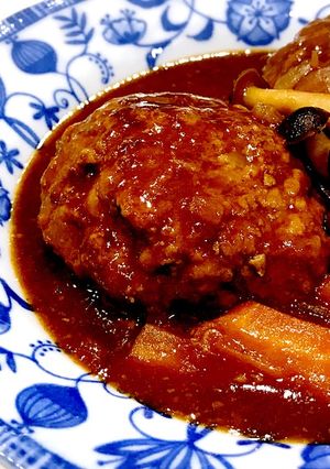 ほわほわ♡美味しい煮込みハンバーグ♪-レシピのメイン写真