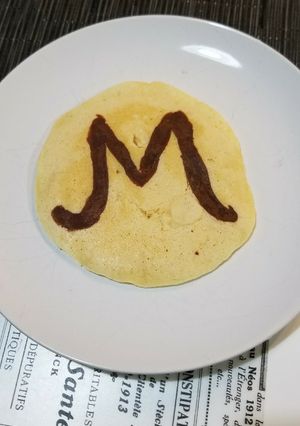 イニシャルパンケーキ-レシピのメイン写真