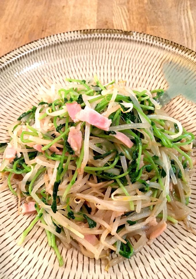 豆苗ともやしの炒め物☆-レシピのメイン写真