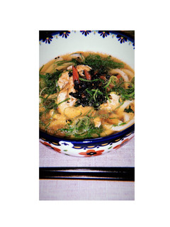 旬の野菜とお肉の甘辛うどん-レシピのメイン写真