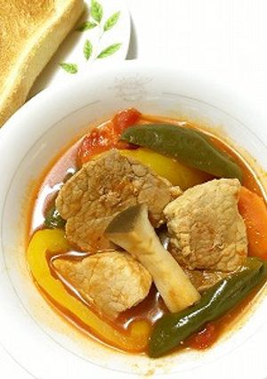 豚肉の甘酒&トマト煮(大量消費に)-レシピのメイン写真