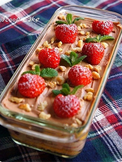重ねて簡単チョコクリームのスコップケーキ-レシピのメイン写真