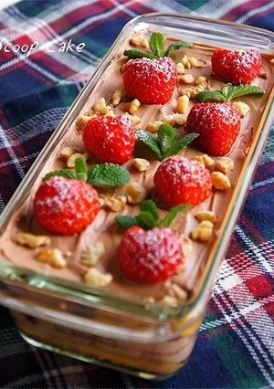 重ねて簡単チョコクリームのスコップケーキ-レシピのメイン写真