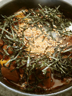 石焼き鍋でどて丼-レシピのメイン写真