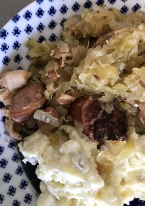サワークラフト＆ソーセージ　ドイツ料理-レシピのメイン写真