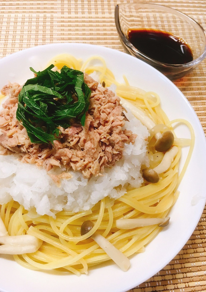 和風✤ツナとおろしの温パスタ-レシピのメイン写真