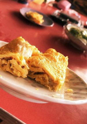 お弁当にも♡材料２つで！マヨとろオムレツ-レシピのメイン写真