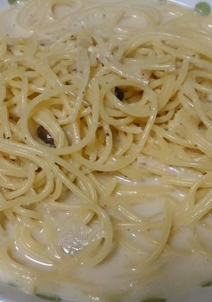 ゴマ豆乳カルボナーラ-レシピのメイン写真