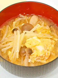 【簡単】もやし味噌汁-レシピのメイン写真