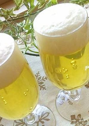 りんごのサイダーゼリーdeビールゼリー-レシピのメイン写真
