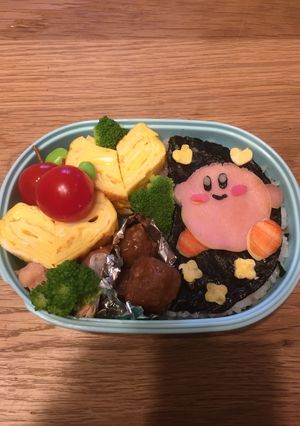 星のカービィ キャラ弁-レシピのメイン写真