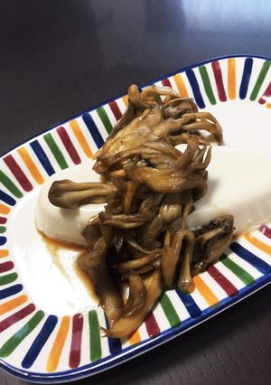3分で完了！ 今時期に舞茸のっけ豆腐✨-レシピのメイン写真