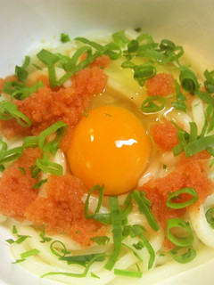メンタマーうどん-レシピのメイン写真