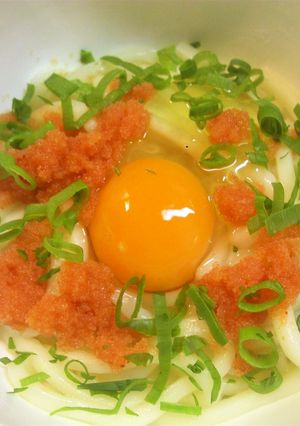 メンタマーうどん-レシピのメイン写真