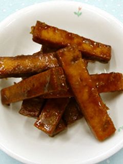 【保育園のおやつ】 高野豆腐のかりんとう-レシピのメイン写真