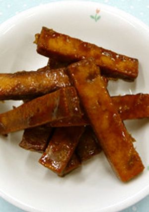 【保育園のおやつ】 高野豆腐のかりんとう-レシピのメイン写真