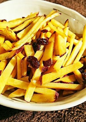 さつま芋とレーズンのレモンバター醤油炒め-レシピのメイン写真
