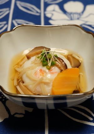 旬彩しんじょのきのこあんかけ-レシピのメイン写真