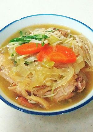 手羽先の白湯スープ-レシピのメイン写真