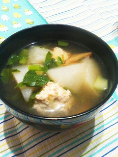 かぶと鶏団子のスープ-レシピのメイン写真