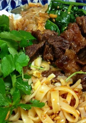 牛肉麺 ピリ辛混ぜ麺-レシピのメイン写真