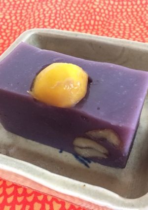 パープルスイートロードと栗の羊羹-レシピのメイン写真