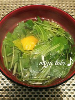 三つ葉のお吸い物♪-レシピのメイン写真